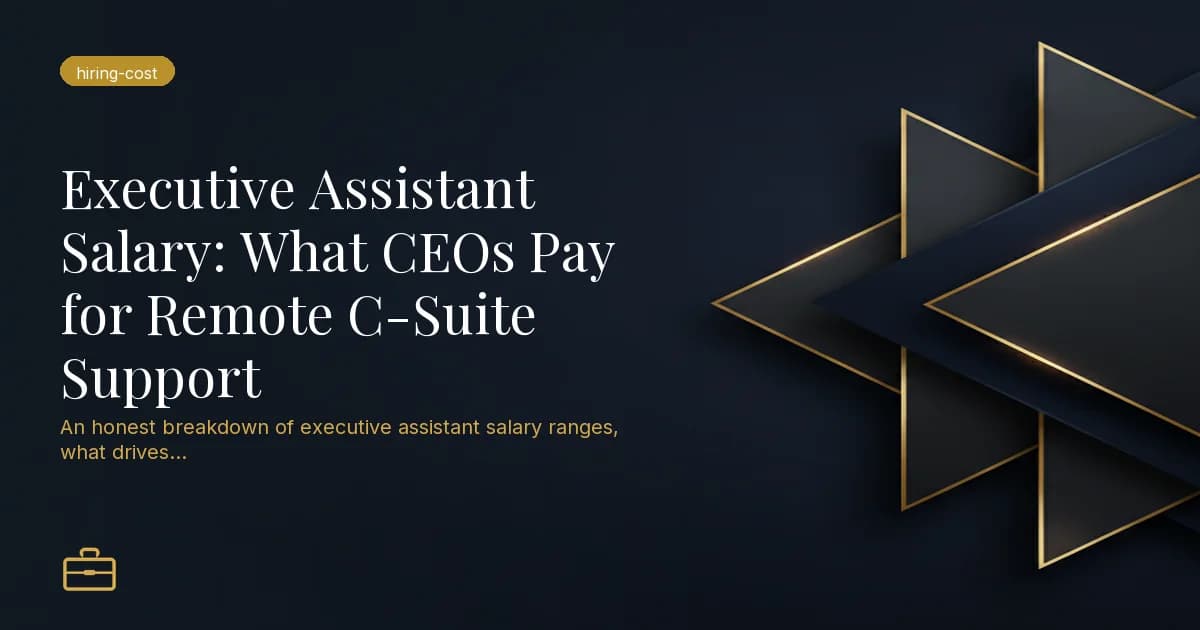 Executive Assistant Salary: What CEOs Pay for Remote C-Suite Support