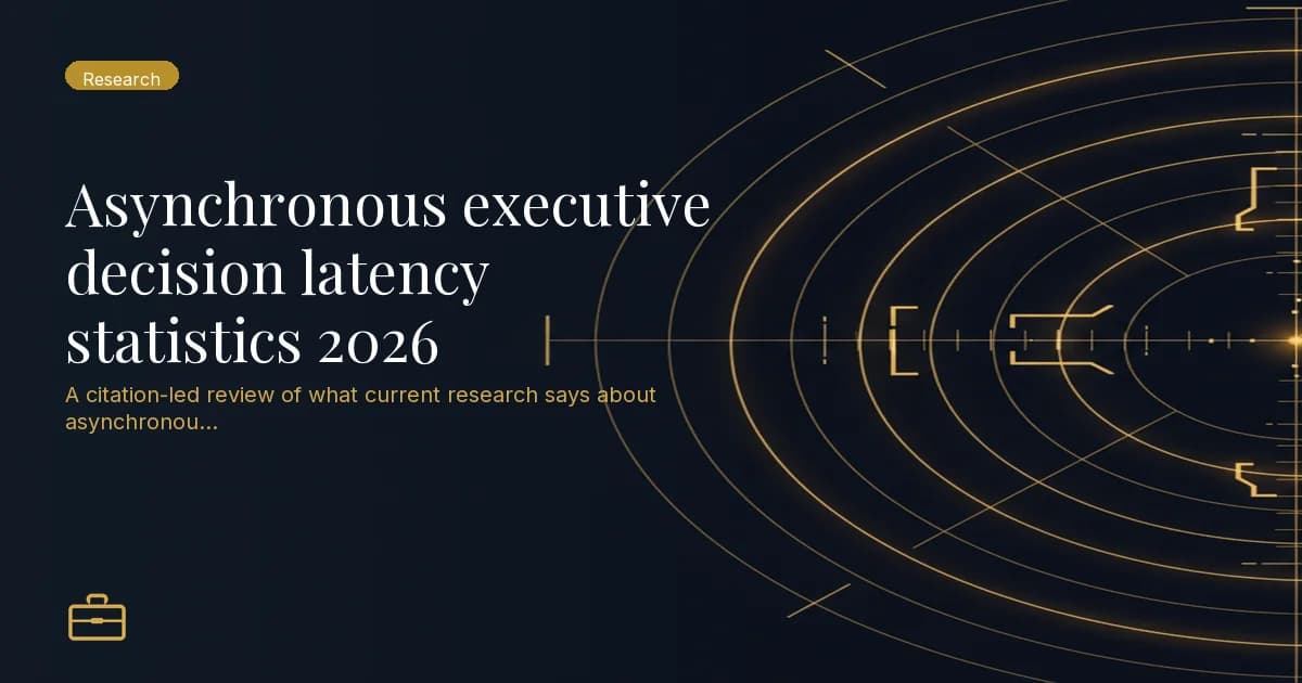 Asynchronous executive decision latency statistics 2026