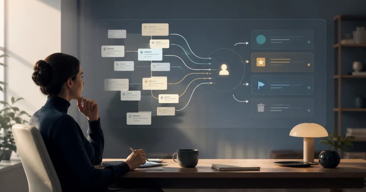 Can remote executive email triage be measured without exposing message content?