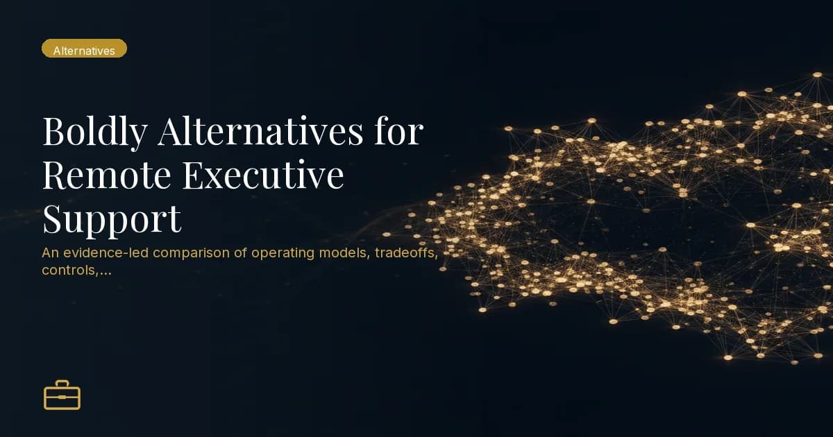 Boldly Alternatives for Remote Executive Support