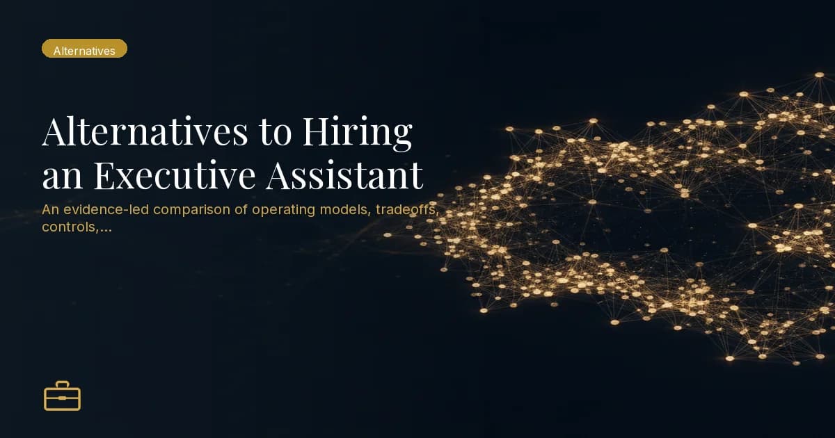 Alternatives to Hiring an Executive Assistant