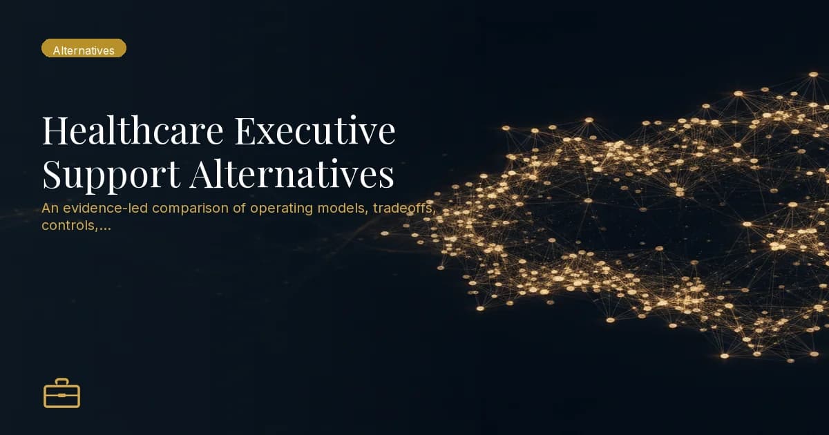 Healthcare Executive Support Alternatives