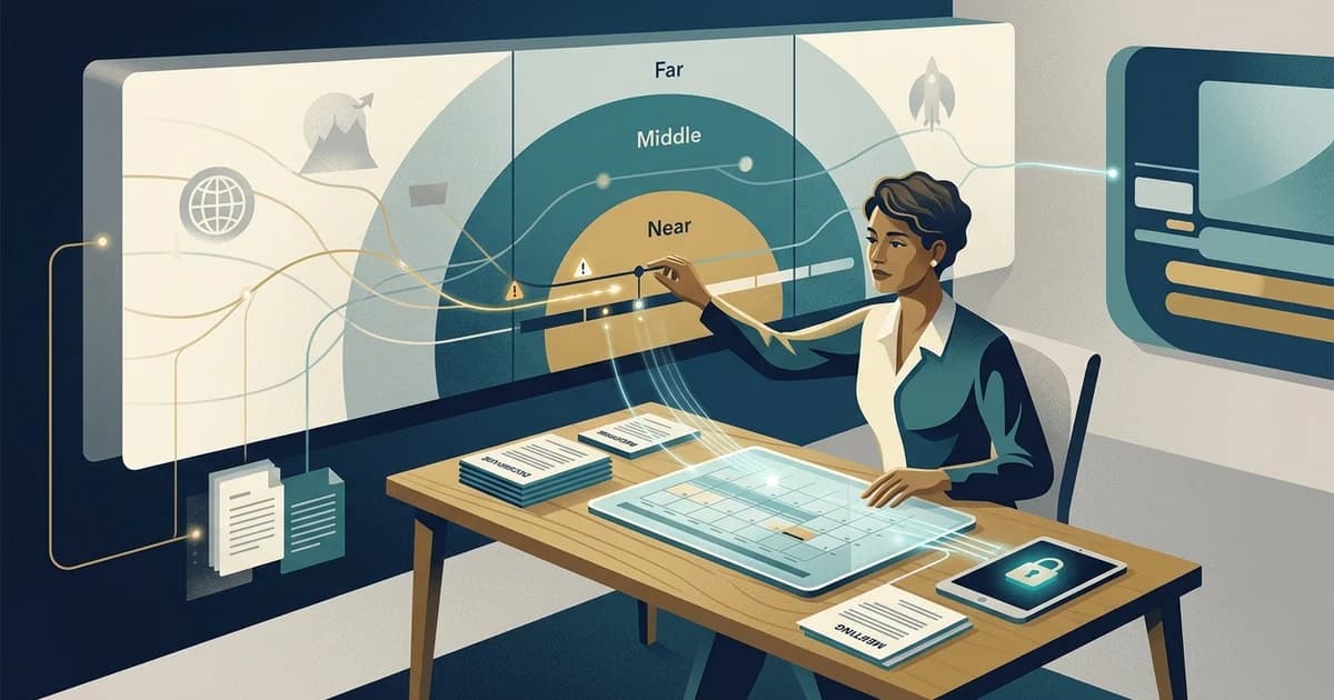 Run a calendar horizon review before distant commitments become urgent