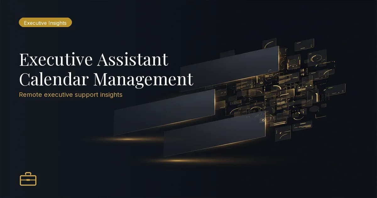 Executive Assistant Calendar Management