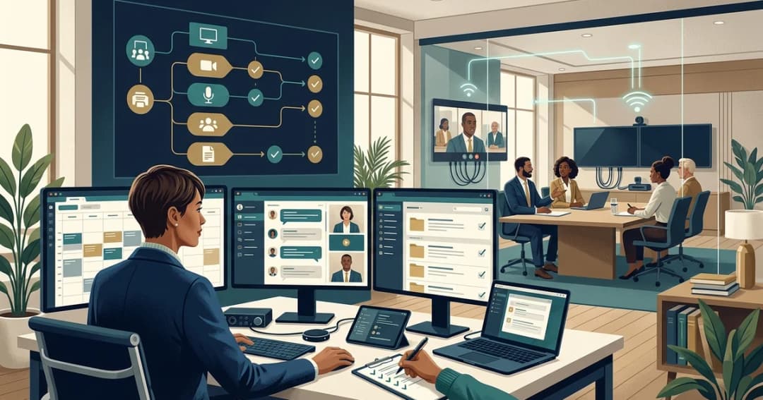 Prepare a conference-room fallback plan before a high-stakes meeting starts