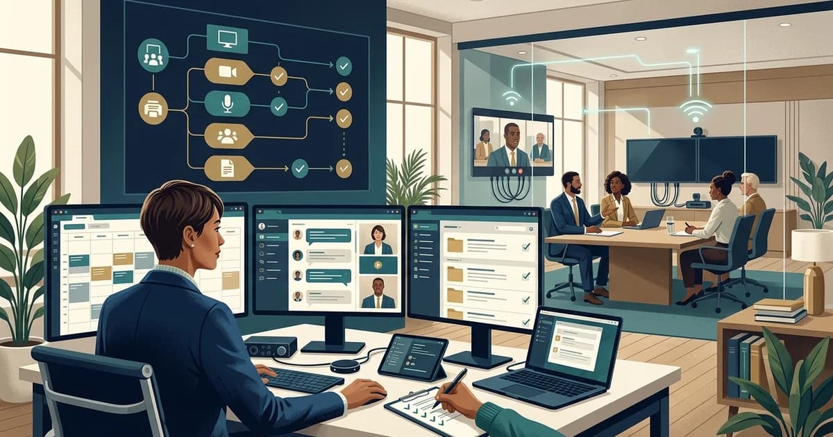 Prepare a conference-room fallback plan before a high-stakes meeting starts