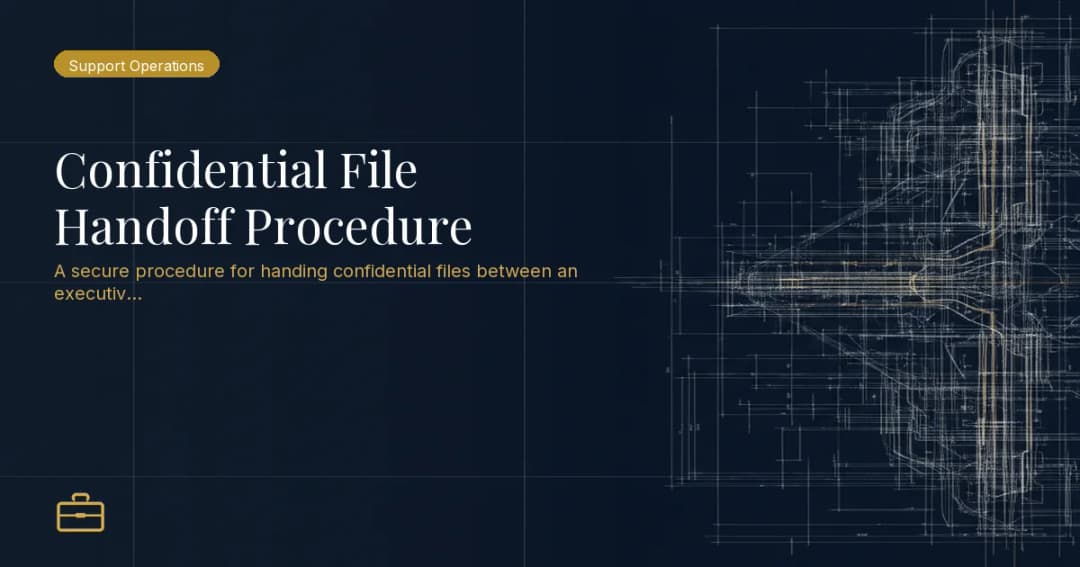 Confidential File Handoff Procedure