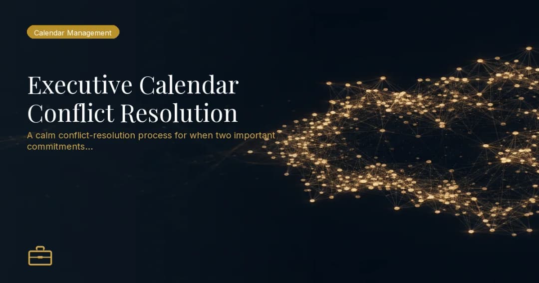 Executive Calendar Conflict Resolution