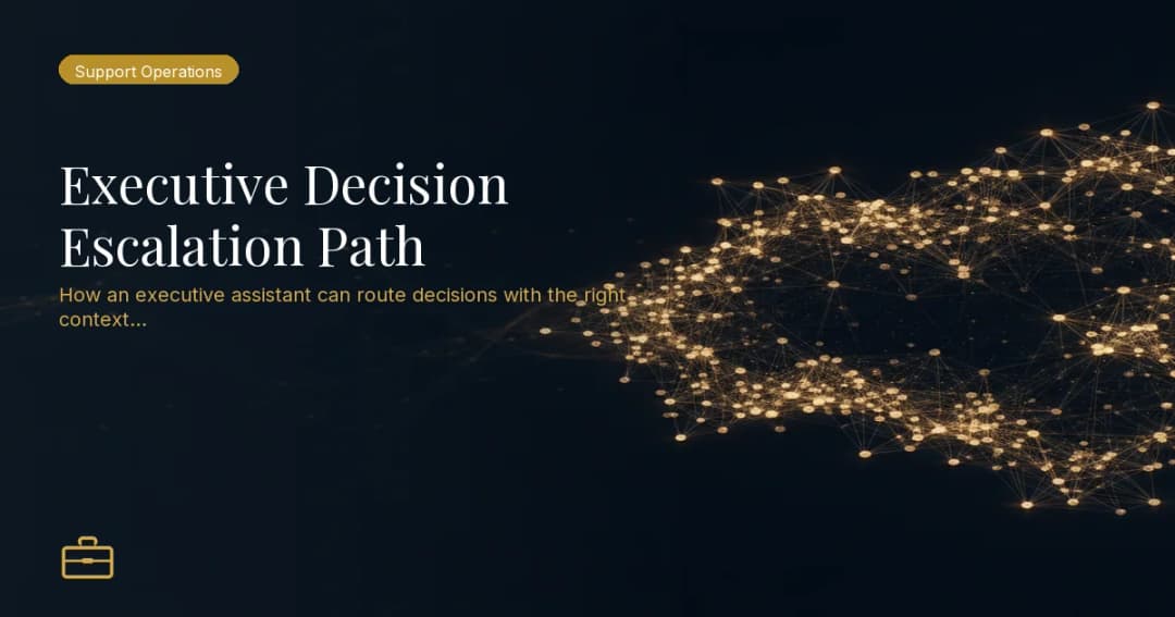 Executive Decision Escalation Path