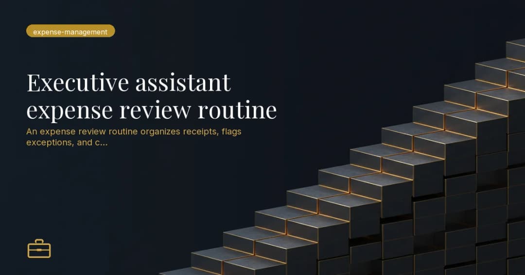 An Exception Log for Executive Expense Policy