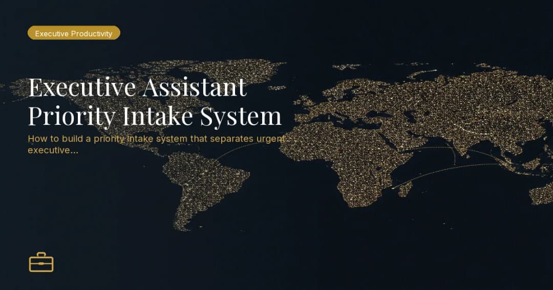 Executive Assistant Priority Intake System