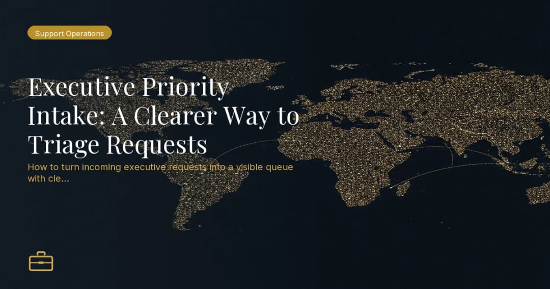 Executive Priority Intake: A Clearer Way to Triage Requests