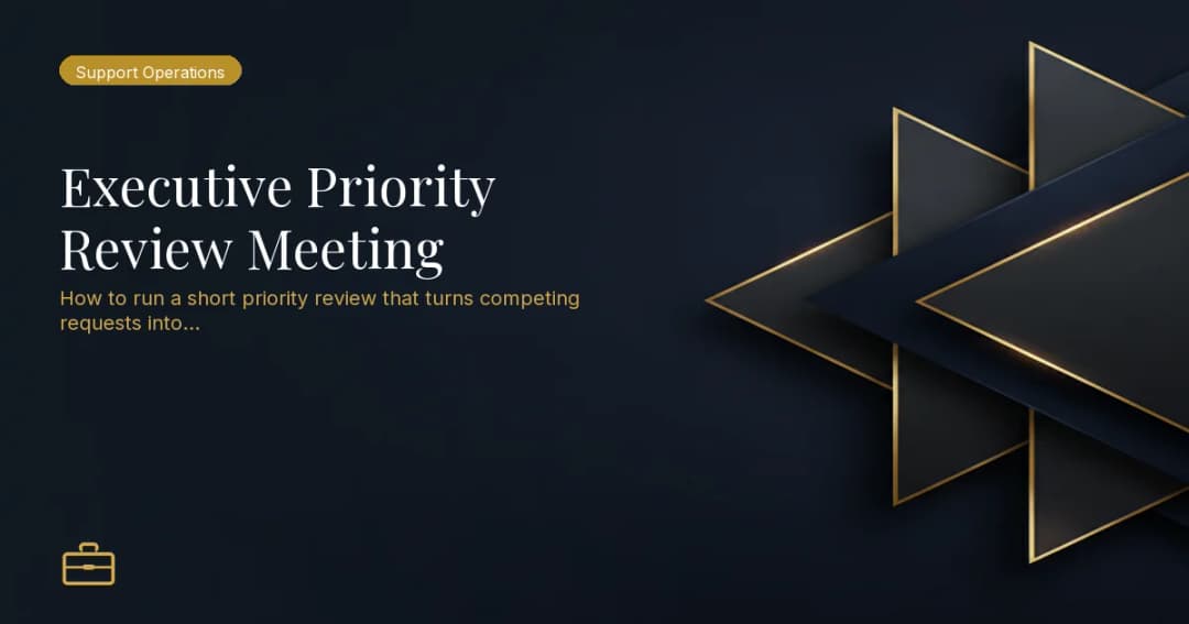 Executive Priority Review Meeting
