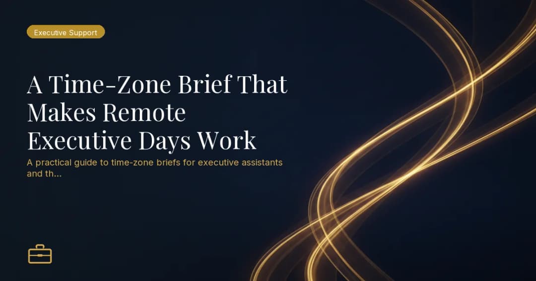 An Arrival Buffer Rule for Executive Travel Across Time Zones