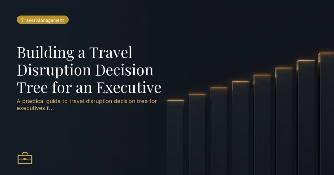 Building a Travel Disruption Decision Tree for an Executive