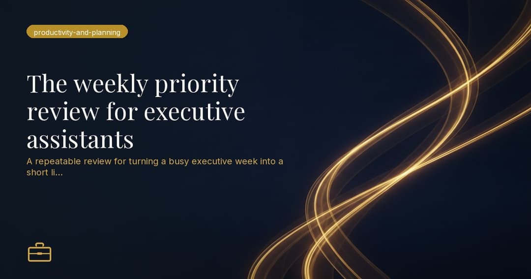 Reconcile a Founder’s Priority Changes Before Work Splinters
