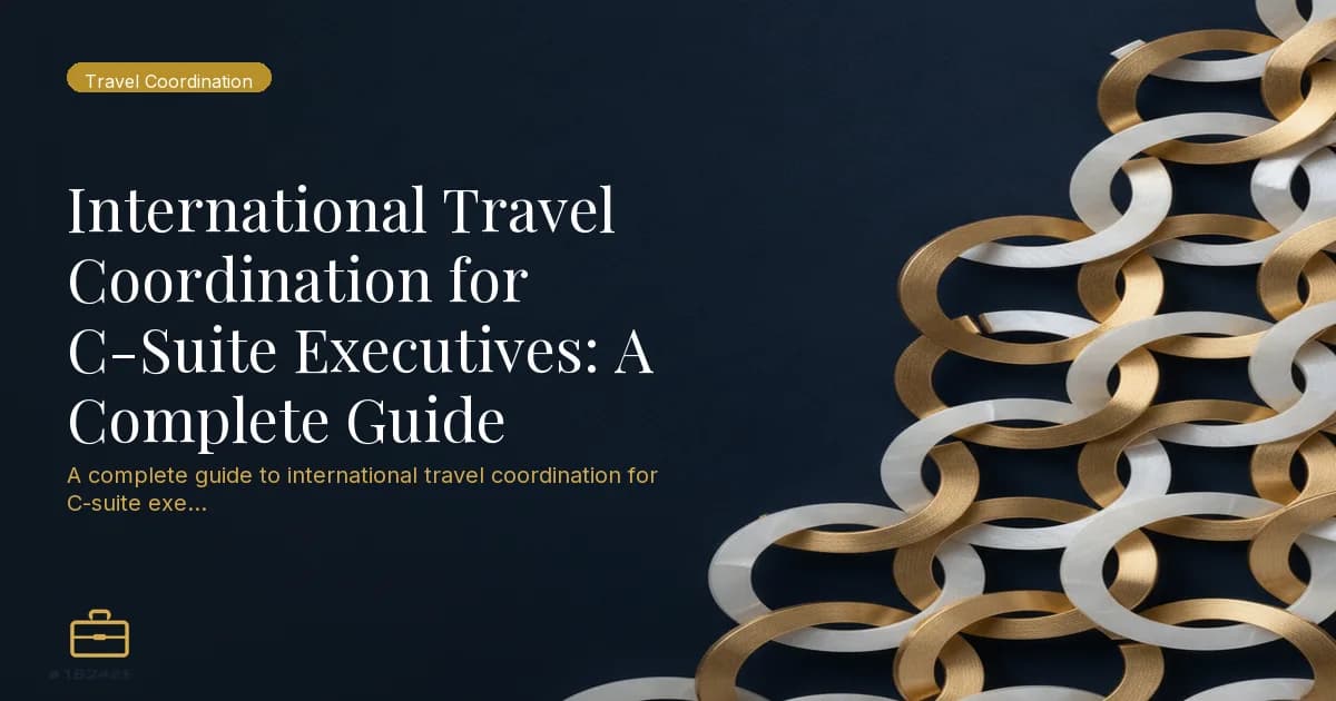 International Travel Coordination for C-Suite Executives: A Complete Guide