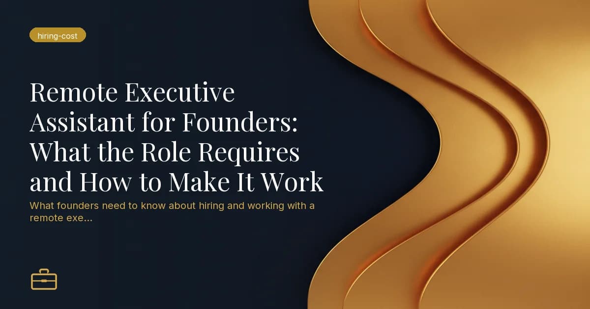 Startup executive support: what to delegate first