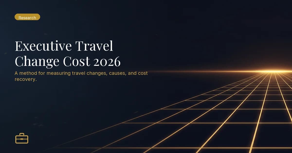 Executive Travel Change Cost 2026