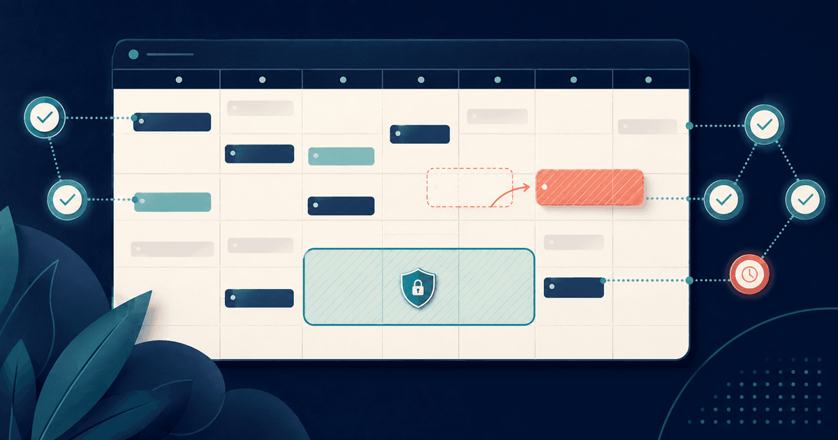Does a remote executive calendar preserve the commitments it appears to make?