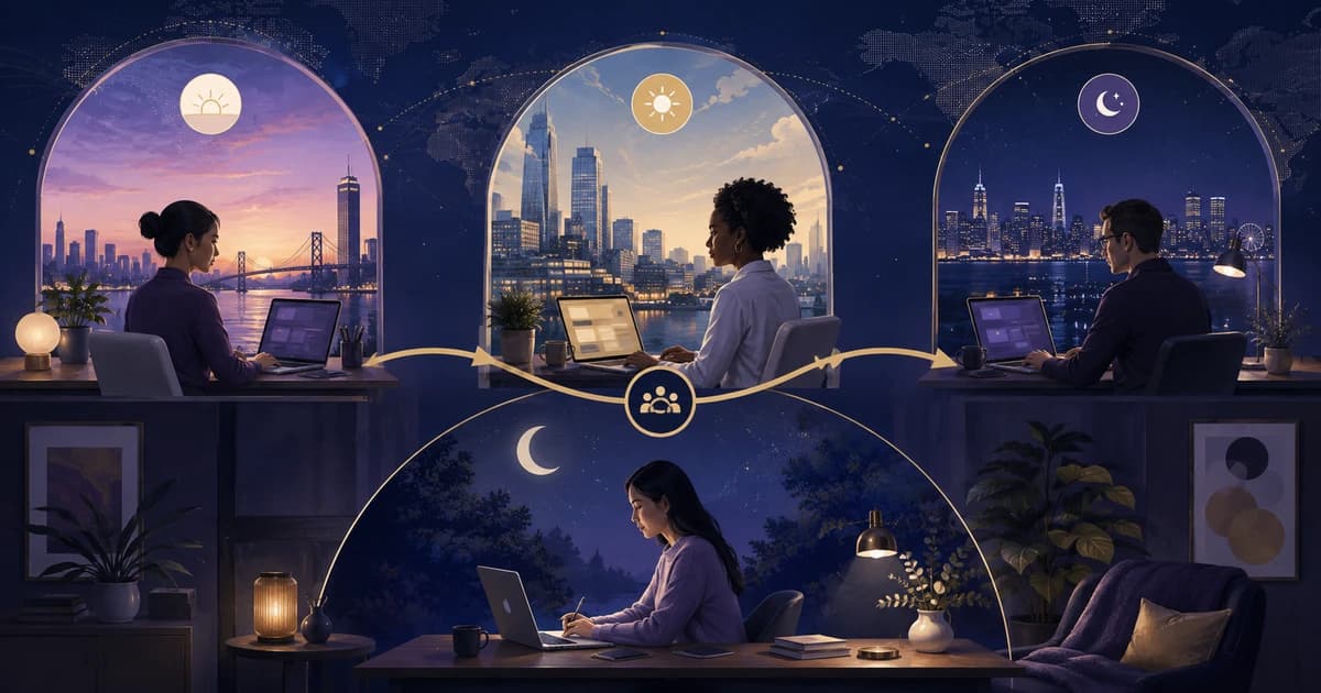 Do executive support quiet hours move work into someone else’s evening?