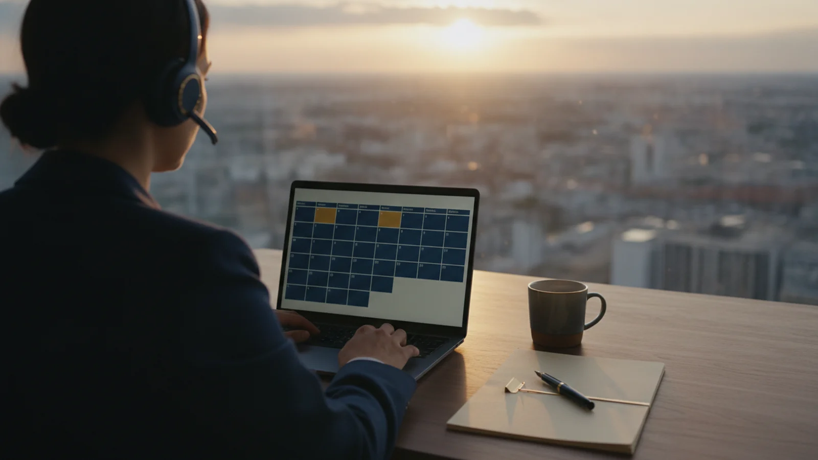 Executive virtual assistant supporting a C-suite leader remotely